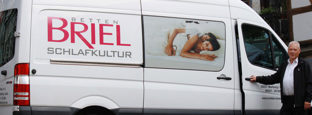 Betten Briel liefert frei Haus in Marburg und Umgebung
