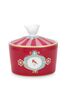 Pip Studio Love Birds Zuckerdose Rot/Rosa