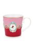 Pip Studio Love Birds Tasse Gross Rot/Rosa 
