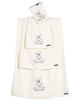 Kinderfrottier, Luxus Baumwolle, Eisbär, creme